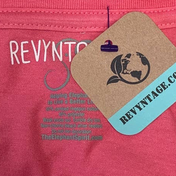 New Hand Printed Womens Large Vintage Book Page Red Rose Flower V-Neck Tee Top - Picture 5 of 5